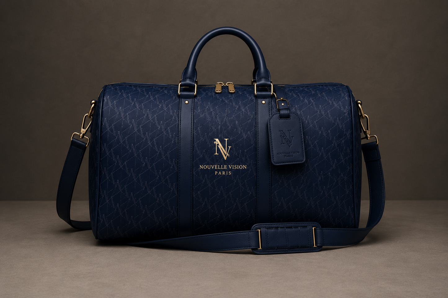 NOUVELLE VISION PARIS – Weekender – Bleu Cognac